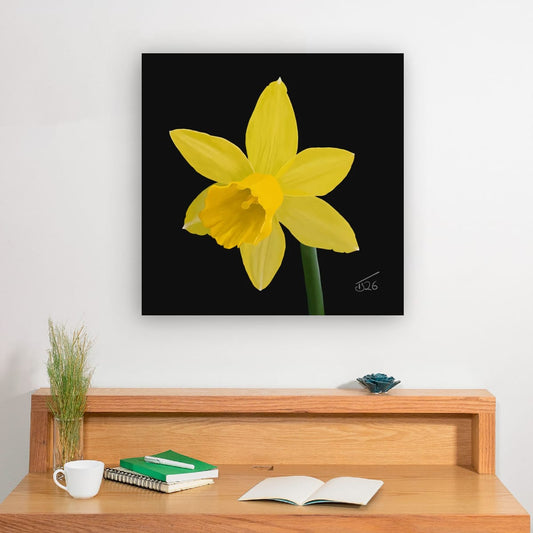 Narcissus 'Sweetness' Daffodil - Premium Square Canvas Art (50 x 50 cm)